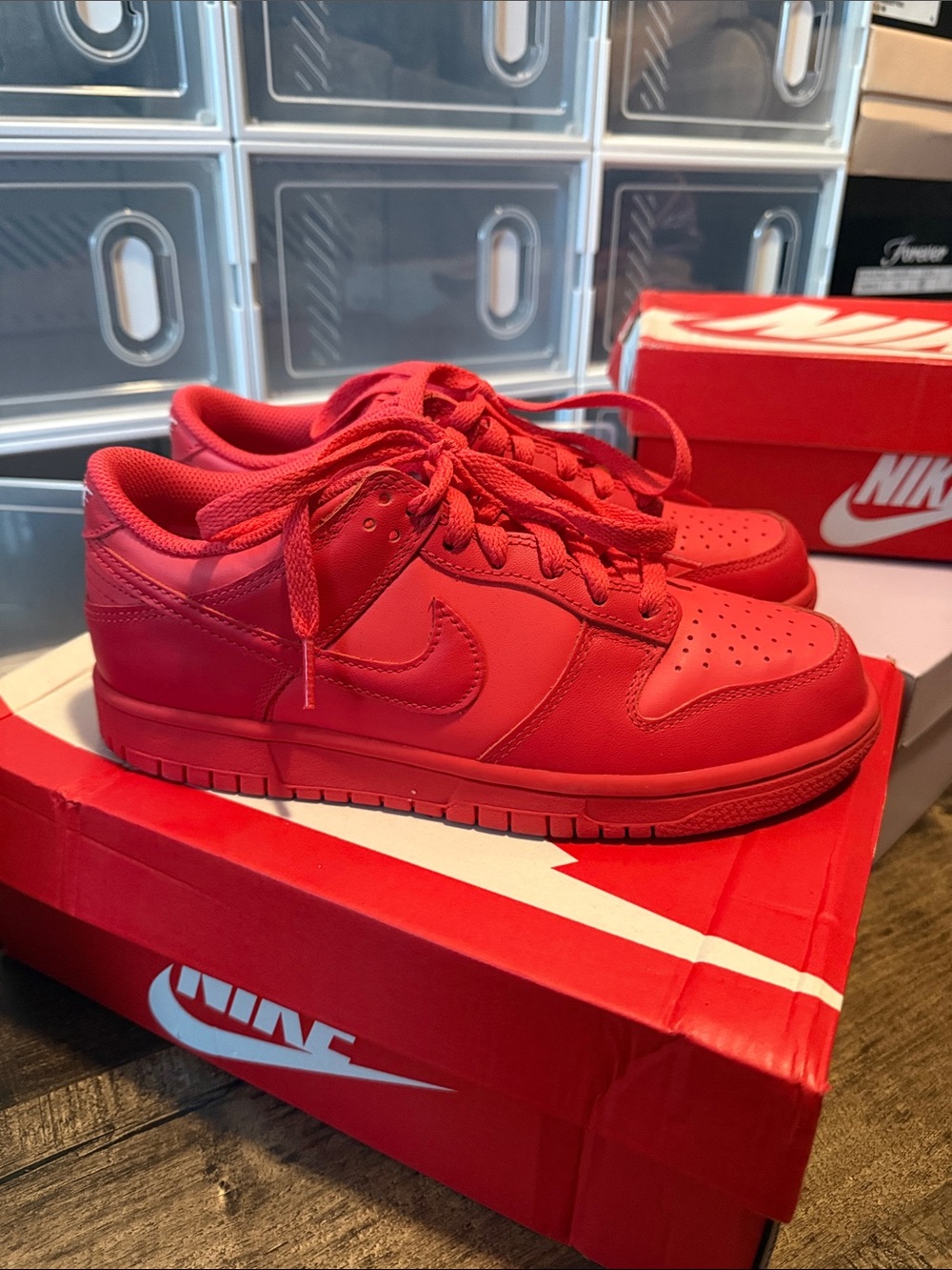 Nike All-Red Low Top Sneakers